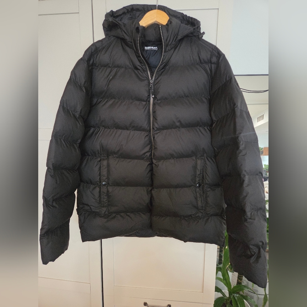 32 degrees Black Puffer Jacket